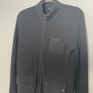 Mens Rag & Bone S wool and cotton cardigan sweater